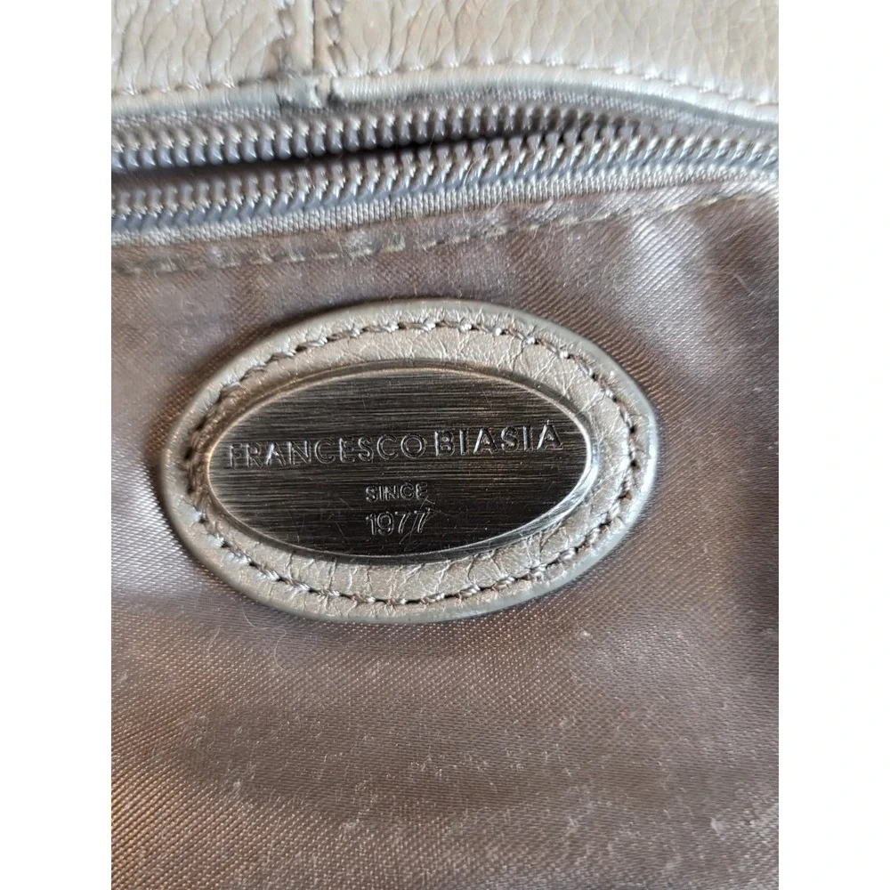 francesco biasia handbag Taupe Leather Hobo Large Shoulder‎ Bag